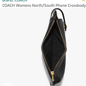 Coach leather wallet phone purse
